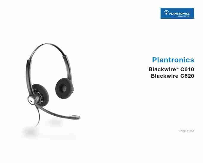 Plantronics Corded Headset Blackwire C610-page_pdf